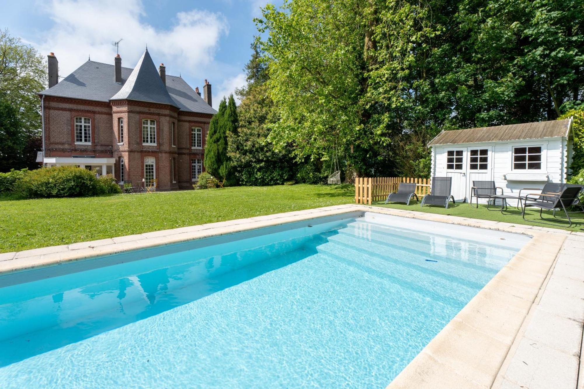 Le Manoir De La Belle Epoque Bed and Breakfast Béthencourt-sur-Mer Exteriör bild